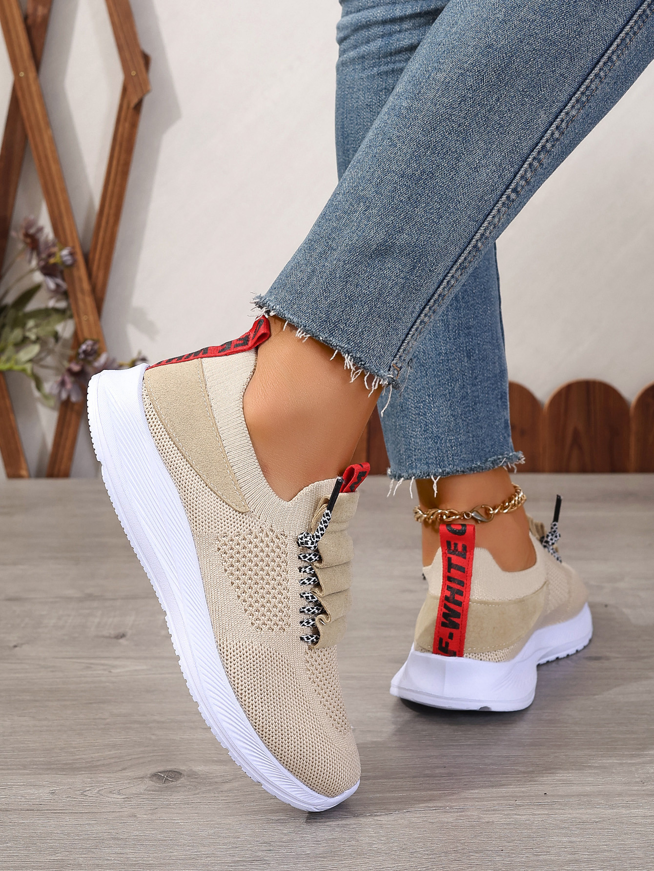 Casual Sneaker Non-slip Wear-resistant Flat Heel Round Toe Running Shoes - Image 6